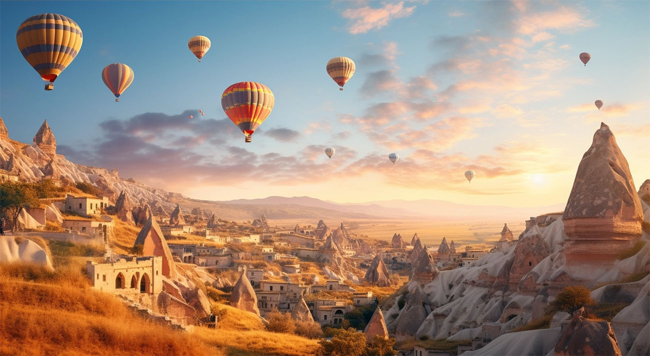 Kappadokien Heißluftballon Festival