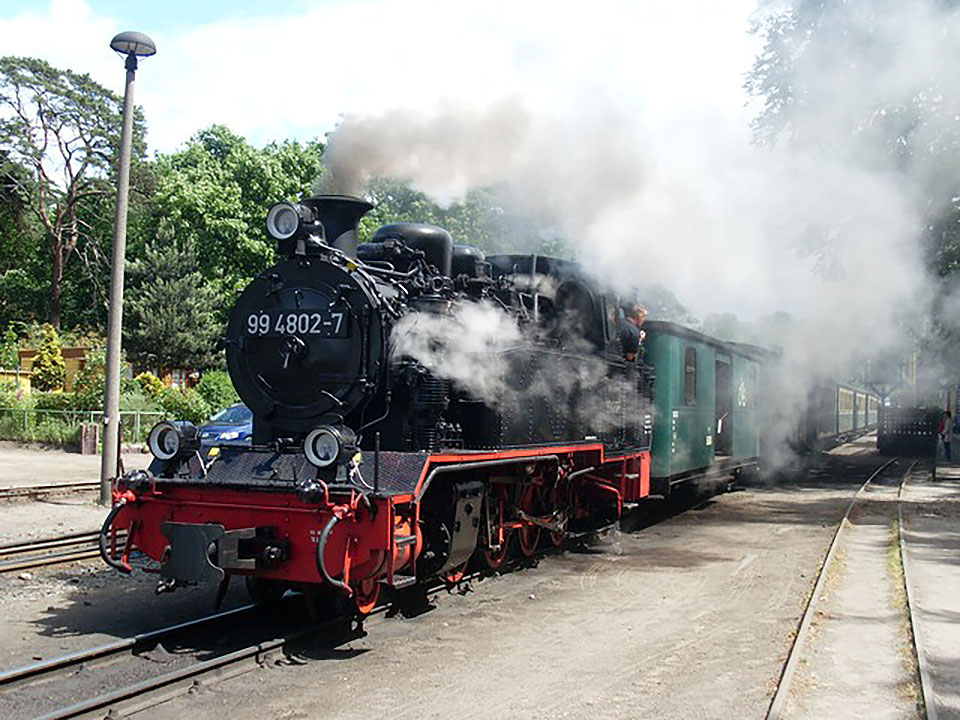 Rasender Roland auf der Insel Rügen