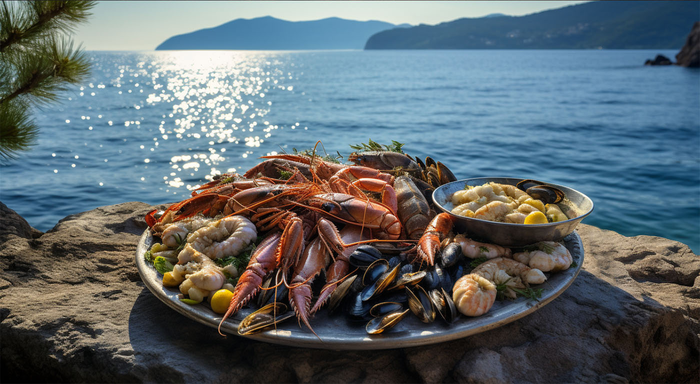 Frische Meeresfrüchte gehören auf Korsika einfach dazu