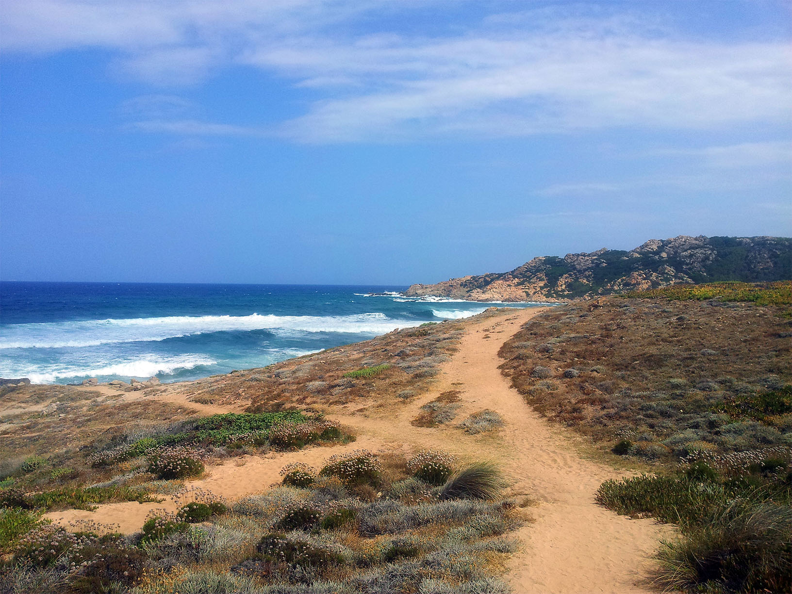 Strand Monti Russu auf Sardinien