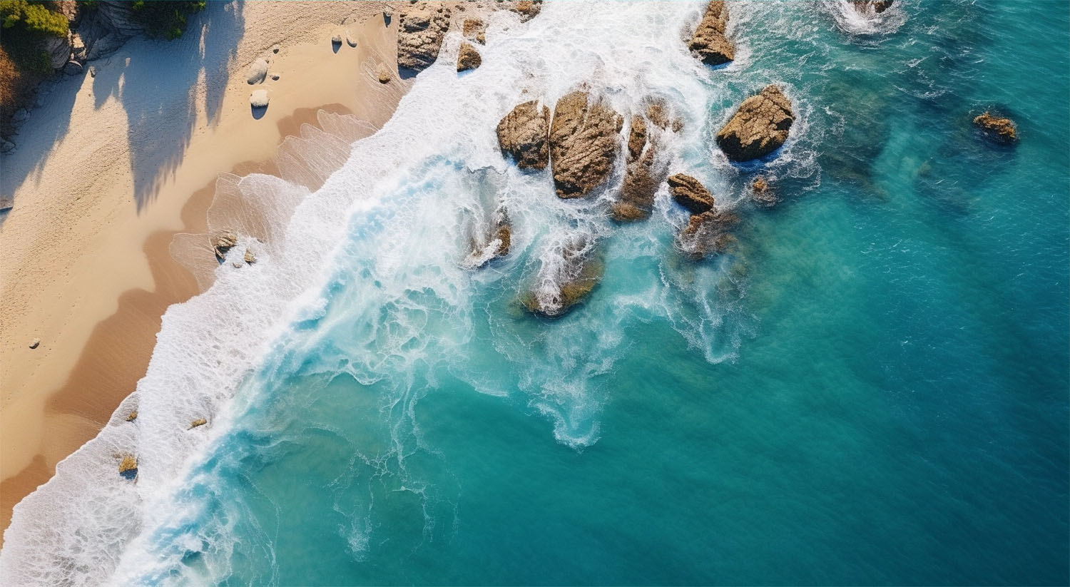 Strand an der Türkischen Ägäis
